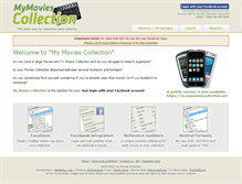 Tablet Screenshot of mymoviescollection.net